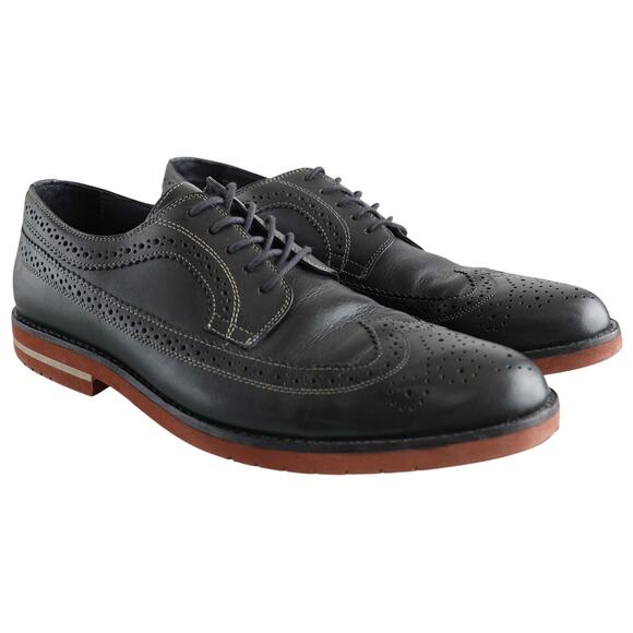 Mens Black Leather Gordon Rush Lace Up Dress Shoes - Size 10.5M main image 11